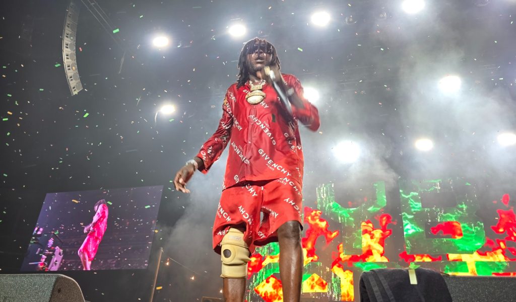 Kartel dressed from head to toe in Givenchy